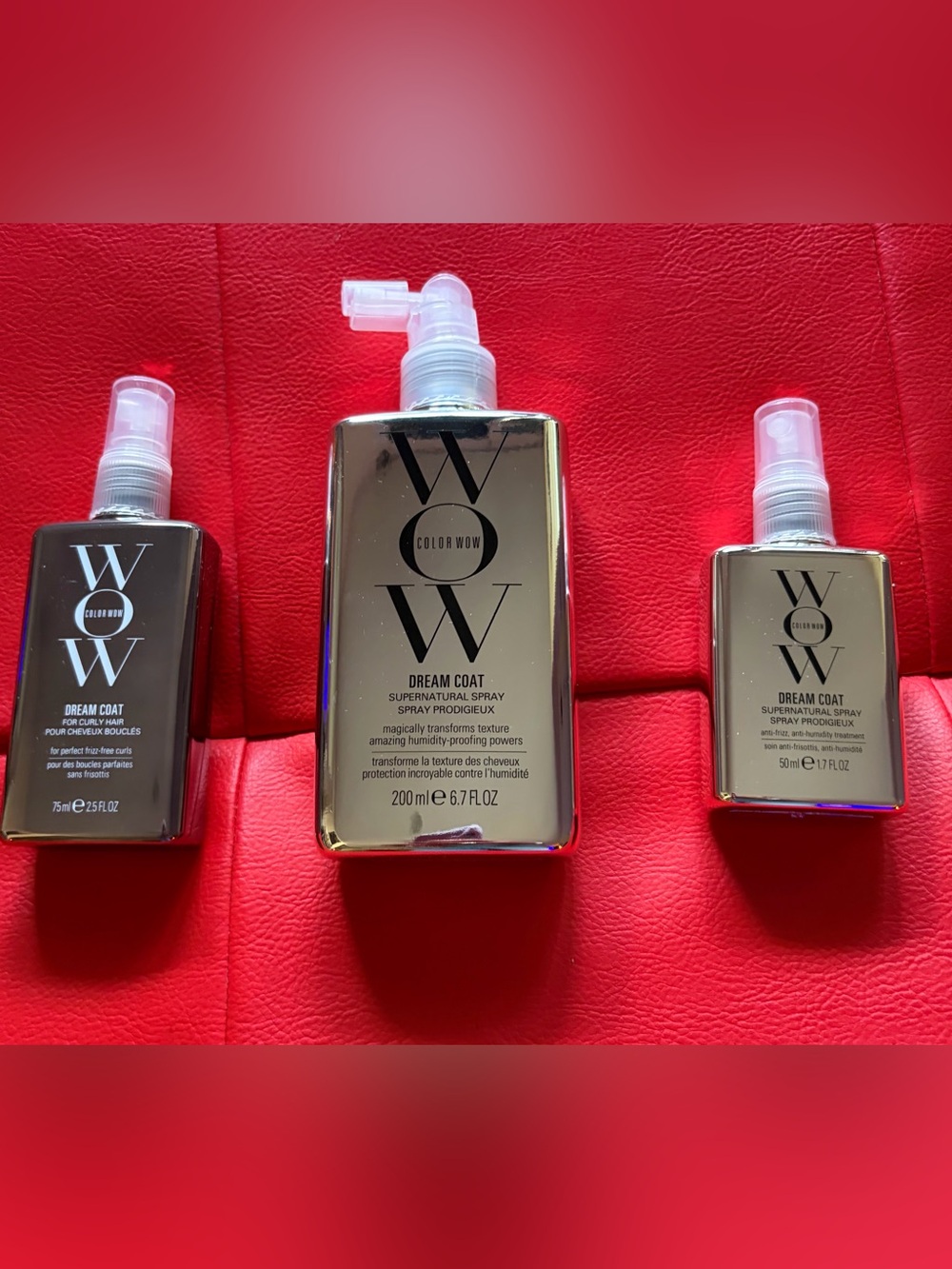 Color Wow Dream Coat Supernatural Spray Hair Styling Spray Set NWT